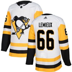 Kinder Pittsburgh Penguins Eishockey Trikot Mario Lemieux #66 Authentic Weiß Auswärts